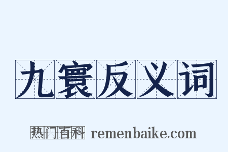 九寰反义词是什么意思的图片